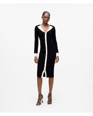 KARL LAGERFELD Karl Dna Knit Dress - Black