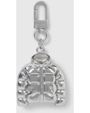 KARL LAGERFELD Puffer Jacket Keychain - White