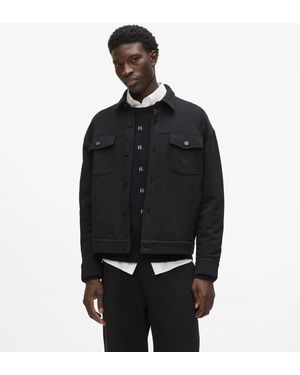 KARL LAGERFELD Sweat Overshirt - Black