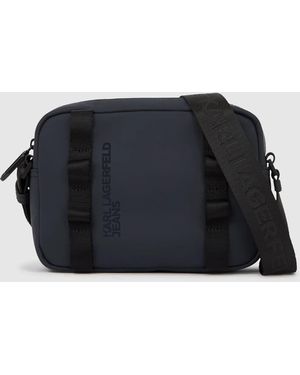 KL Jeans Beschichtete Kameratasche, Herren, Größe - Schwarz