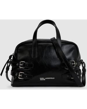 KL Jeans Sac De Bowling Avec Boucle, Femme, Taille - Noir