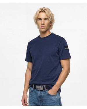 KL Jeans Patch Logo T-Shirt - Blue