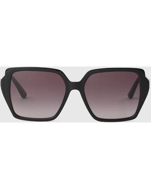 KARL LAGERFELD Autograph Square Sunglasses - Black