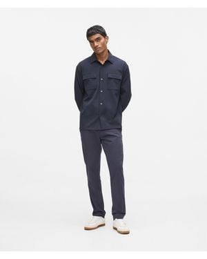 KARL LAGERFELD Classic Chino Trousers - Blue