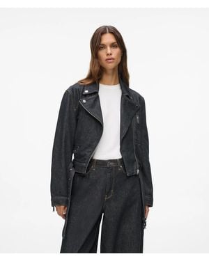 KARL LAGERFELD Jeans-Bikerjacke, Damen, Größe - Schwarz