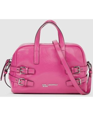 KL Jeans Sac De Bowling Avec Boucle, Femme, Taille - Rose