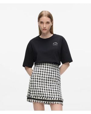 KARL LAGERFELD Rue St-Guillaume Oversized T-Shirt - Black