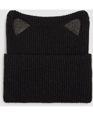 KARL LAGERFELD Choupette Beanie - Black