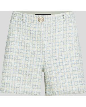 Karl Lagerfeld Karl Essential Bouclé Shorts - White