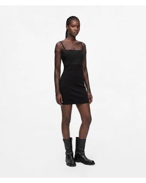 KL Jeans Chainmail Mesh Dress - Black