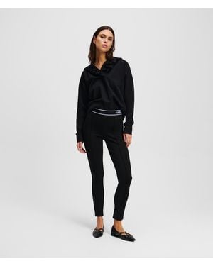 Karl Lagerfeld Logo Leggings - Black