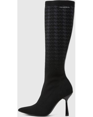 KARL LAGERFELD Pandara Knee-High Boots - Black