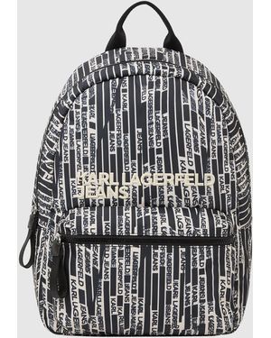 KL Jeans Sac À Dos En Nylon Avec Logo Linéaire, Homme, Taille - Noir