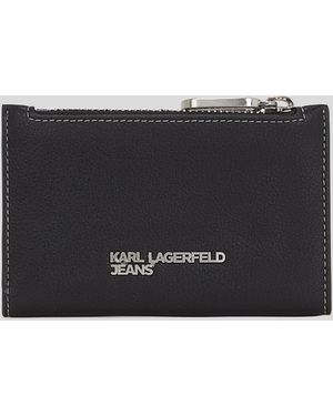 KL Jeans Chain Bifold Wallet - Black