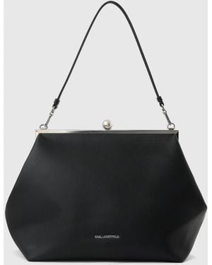 KARL LAGERFELD Exclusive K/Essential Extra-Large Clutch Bag - Black
