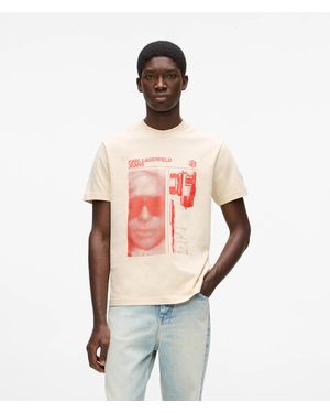 KL Jeans Graphic Karl Print T-Shirt - Multicolour