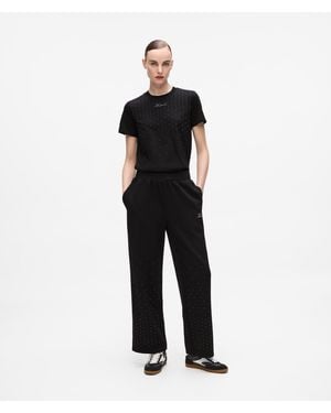 Karl Lagerfeld Trainingshose Mit Strass - Schwarz