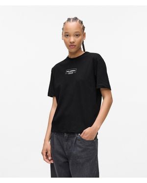 KL Jeans Outline Logo T-Shirt - Black