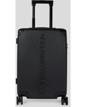 Karl Lagerfeld K/Travel Hard-Shell Trolley Bag, Femme, Taille - Noir