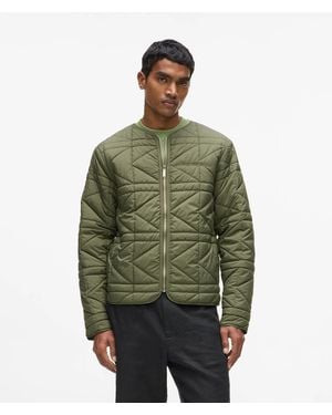 KARL LAGERFELD Lightweight Packable Jacket - Green