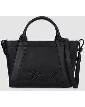 KARL LAGERFELD K/Ville Kleine Tote Bag, Damen, Größe - Schwarz