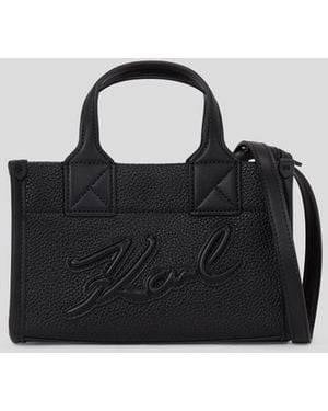 Karl Lagerfeld K/skuare Grainy Small Tote Grainy - Black