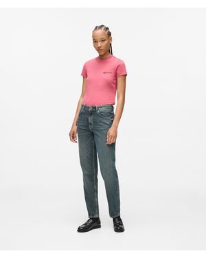 KL Jeans Mom Jeans - Pink