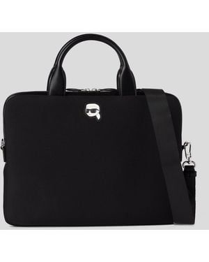 KARL LAGERFELD Ikon Laptop Bag - Black