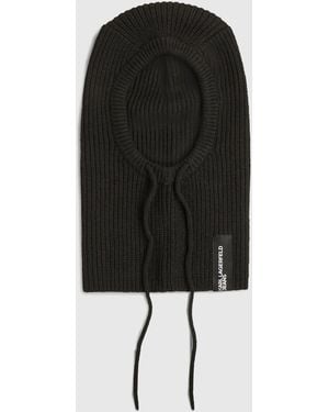 KL Jeans Knitted Hood - Black