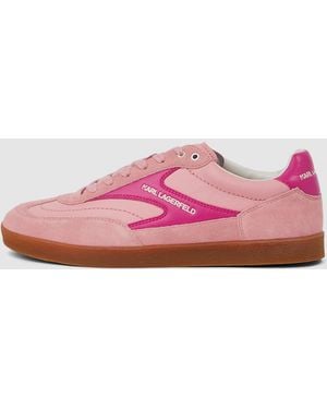 KL Jeans Kandidate Lace Mix Trainers - Pink