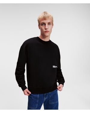 KL Jeans Klj Karl Sweatshirt - Black