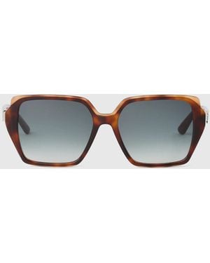 KARL LAGERFELD Autograph Square Sunglasses - Multicolour