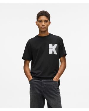 KL Jeans K Artwork T-Shirt - Black