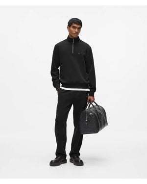 KARL LAGERFELD Double Knit Joggers - Black