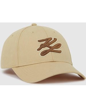 KARL LAGERFELD K/Autograph Cap - Natural