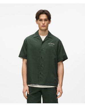 KARL LAGERFELD Short-Sleeved Côte D'Azur Shirt - Green