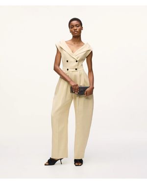 KARL LAGERFELD Kl Studio Tailored Jumpsuit - Natural