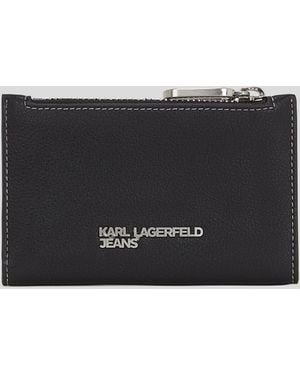 KL Jeans Chain Bifold Wallet - Black