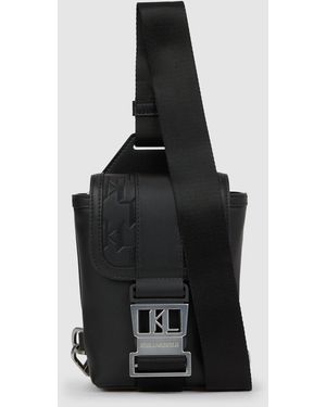KARL LAGERFELD K/Traveller Crossbody Bag - Black