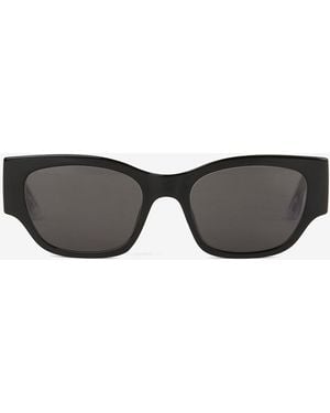 Karl Lagerfeld Rechteckige Sonnenbrille, Mann, Größe - Grau