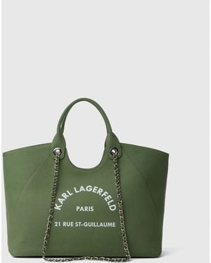 KARL LAGERFELD Exclusive Rue St-Guillaume Chain Shopper - Green