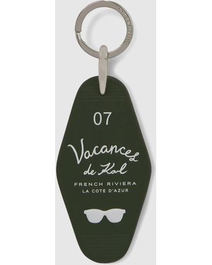 KARL LAGERFELD Vacances De Karl Keyring - Green