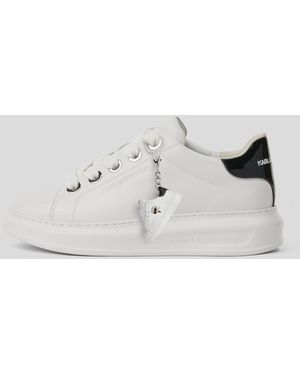 KARL LAGERFELD Kapri Keychain Trainers - White