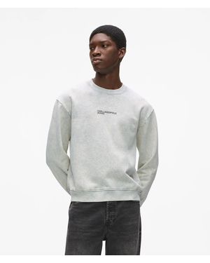 KL Jeans Washed Regular Sweatshirt - Grey