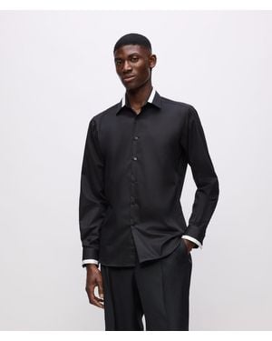 KARL LAGERFELD Kl Studio Contrast Piping Shirt - Blue