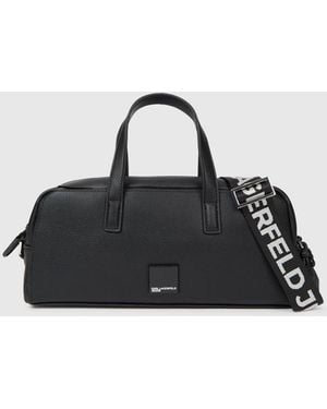 KL Jeans Box Logo Bowling Bag - Black