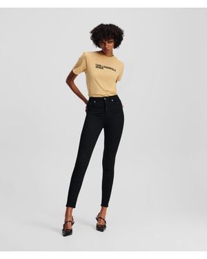 KL Jeans High-Rise Skinny Jeans - White