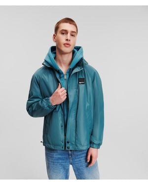 KL Jeans Klj Lightweight Jacket - Blue