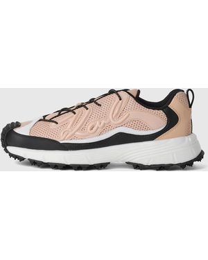 KARL LAGERFELD Orion Trail Signature Trainers - White