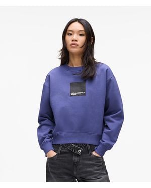 KL Jeans Klj Box Logo Sweatshirt - Blue